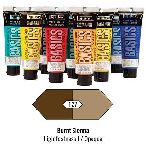 Akril Liquitex Basics 118ml Burnt Sienna (127)