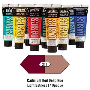 Akril Liquitex Basics 118ml Cadmium Red Deep (311)