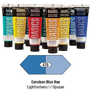 Akril Liquitex Basics 118ml Cerulean Blue Hue (470)