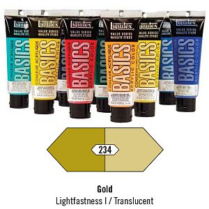 Akril Liquitex Basics 118ml Gold  (234)