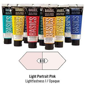 Akril Liquitex Basics 118ml Light Portrait Pink (810)