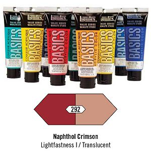 Akril Liquitex Basics 118ml Naphthol Crimson (292)