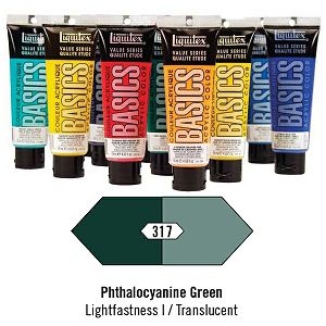 Akril Liquitex Basics 118ml Phthalocyanine Green (317)