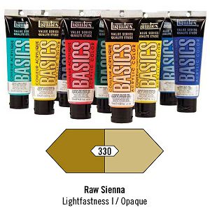 Akril Liquitex Basics 118ml Raw Sienna (330)