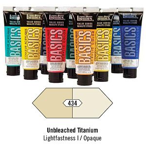 Akril Liquitex Basics 118ml Unbleached Titanium (434)