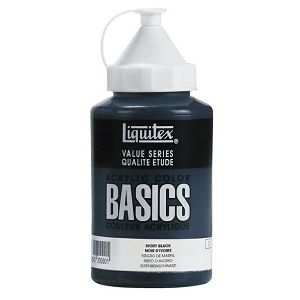 Akril Liquitex Basics 400ml crna (244)