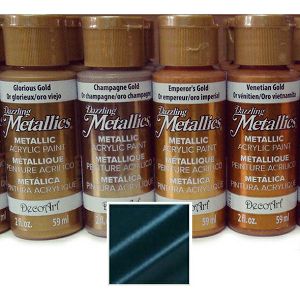 Akrilna boja Dazzling metallics 59ml crna