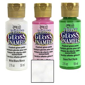 Americana Frost Gloss boja za staklo 59 ml bijela