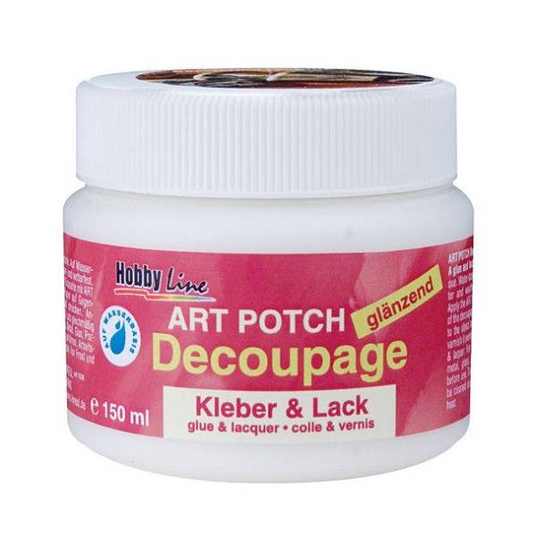 Art Potch lak ljepilo za decoupage - sjajno, 150 ml