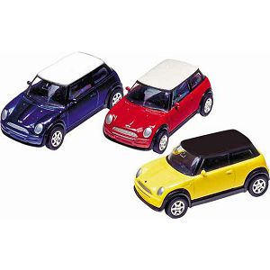 AUTO DIE-CAST Mini Cooper pull-back Goki 120319 3boje