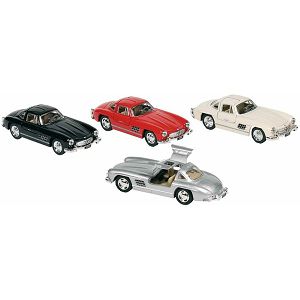 AUTO METALNI Mercedes-Benz 300SL Coupe iz 1954g.Die-Cast,pull back, Goki