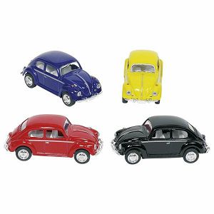 Auto metalni Volkswagen Classical Beetle iz 1967g.Die-Cast,pull back,Goki 120999 4boje