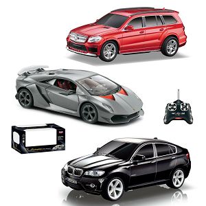 Auto na daljinski RC 1:24 BMW X6, M GL550, Lamborg.Sesto Eurom Denis 495001