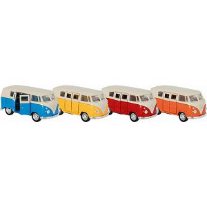 Autobus metalni Volkswagen iz 1962g.Die-Cast Goki 229760 4boje