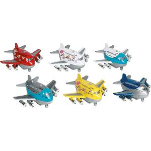 Avion Die-Cast pull-back Goki 120784 6motiva