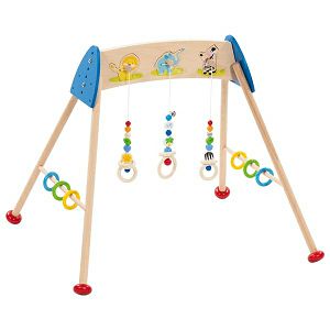 Baby Gym drveni luk sa igračkama,zvučni,Goki 652599