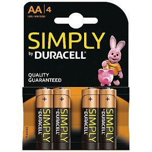 BATERIJA DURACELL Simply 1.5V AA LR6 1/1 1komad