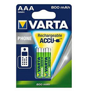 BATERIJA VARTA AAA HR03 1.2V 2/1 NiMH, punjive baterije