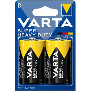 Baterija Varta D R20P Superlife Cink 2/1