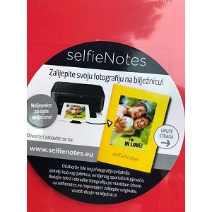 BILJEŽNICA A4/42Lista/Crte Selfie, set 2xbilježnica+ 3print naljepnice 7boja