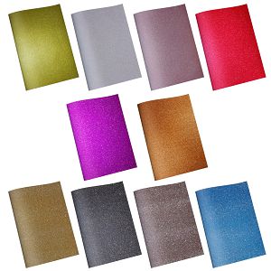 Bilježnica A4/52Lista/Karo Glitter Ilijanum 987204 10boja