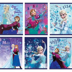 BILJEŽNICA A4/54L/Karo FROZEN Disney, hologramski print 6motiva