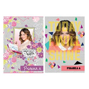 Bilježnica Pisanka A GIRLS GOLD LINE Violetta 2motiva