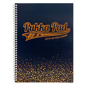 Blok kolegij A4/D PUKKA PAD BLUSH navy 200 str. 26119