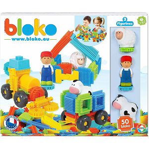 BLOKO KOCKE SET 50kom+3 figure 3D farma BL503593 12+mj 035925