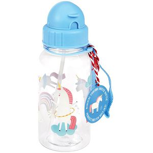 Boca za piće plastična sa slamkom 500ml Magical Unicorn 27282