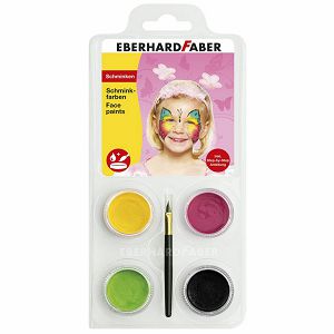 Boja za lice Leptir set + kist Eberhard Faber 4/1 790222