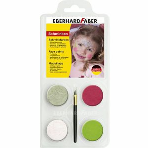 BOJA ZA LICE Princeza set + kist Eberhard Faber 4/1 790116