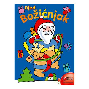 Bojanka božićna Djed Božićnjak