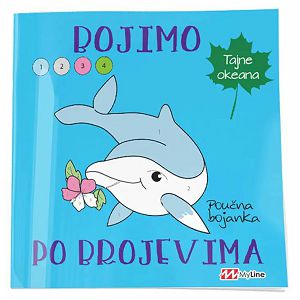 Bojanka poučna Bojimo po brojevima - Tajne oceana