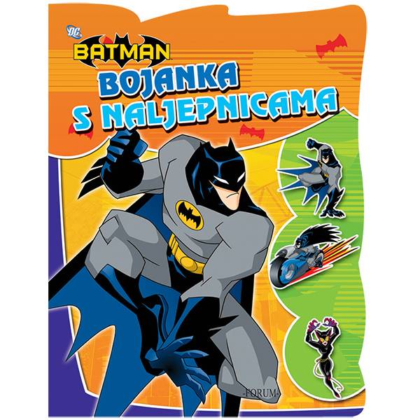 Bojanka s naljepnicama Batman 914924