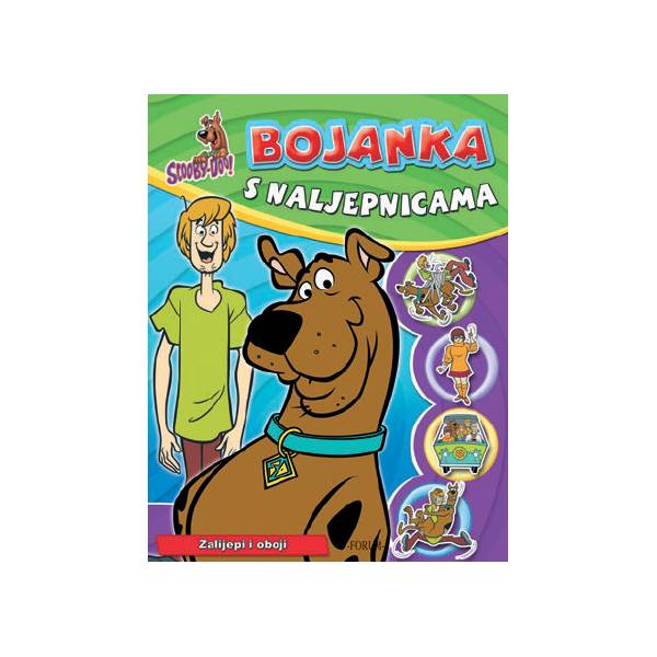 Bojanka s naljepnicama Scooby-Do 1 914078