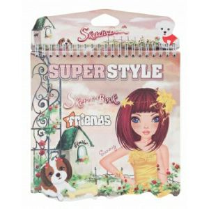 Bojanka sa šablonama Super Style Sunny 21285