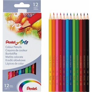 BOJICE drvene PENTEL 12/1 duge CB8-12U 024152