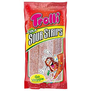 BOMBONI Trolli 85g Sour Strips Cola Go Veggie 013303