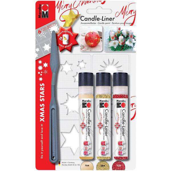 Candle Liner set "Božićne zvjezdice"