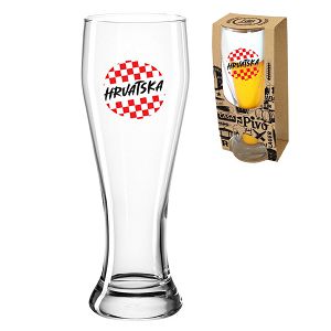 Čaša s tiskom 500ml Hrvatska,u poklon kutiji 106945