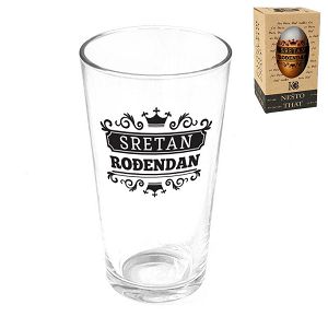 ČAŠA S TISKOM 560ml Sretan rođendan,u poklon kutiji 106303