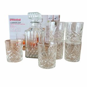 ČAŠE SET za Whiskey 900ml 6/1 + boca 900ml Lowenthal 706458