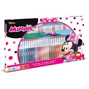 Crtaći set Minnie flomasteri 36/1 + 2 štambilja + mini bojanka 578661