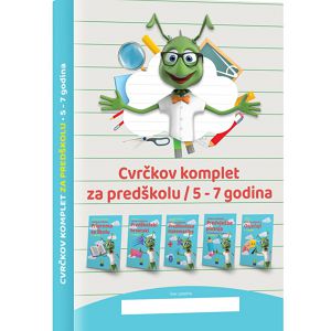 Cvrčkov komplet za predškolu 5-7godina NC NOVO