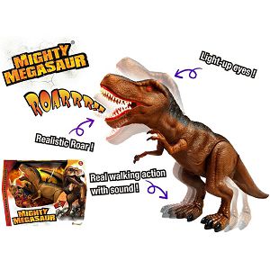 DINOSAUR MEGASAUR interaktivni, na baterije,hoda Dragon Toys