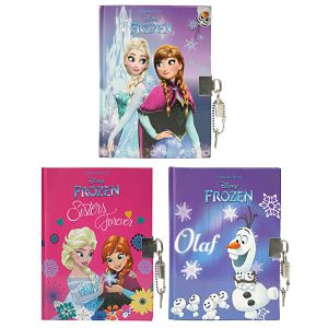 Dnevnik spomenar sa lokotom A5 80 listova DISNEY FROZEN sort