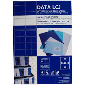 ETIKETE DATA LCJ79 105x148mm, 4etik.na A4, 400etiketa u kut.100/1