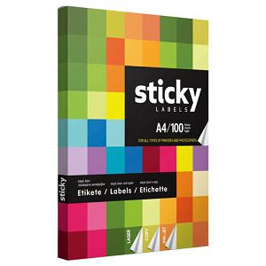 ETIKETE ETIFORM/STICKY 31x15mm, 108etik.na A4, 1/1 kom