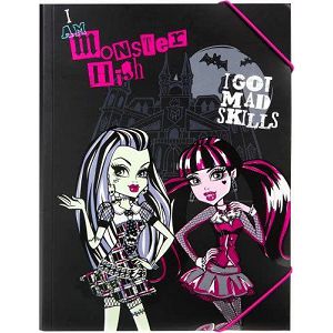 Fascikl s gumicom A4 Monster High Under Cover 243922